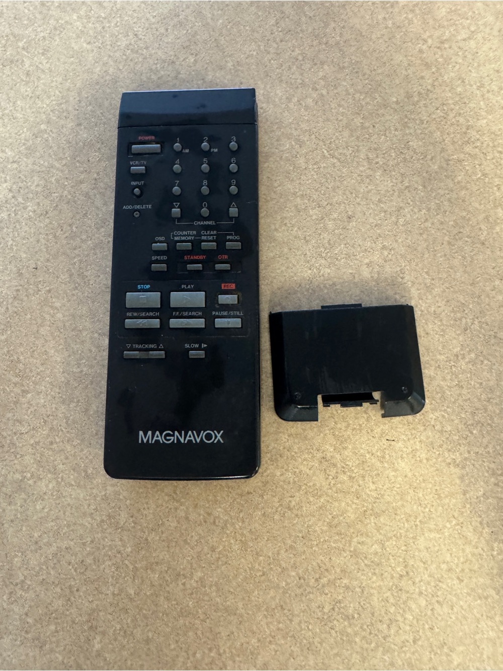 Magnavox VSQS0908 VCR remote control